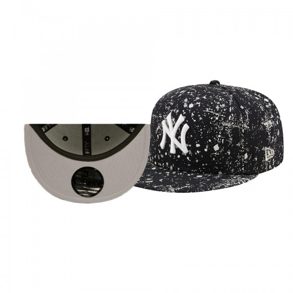 Men's Yankees Splatter Navy 9FIFTY Snapback Hat