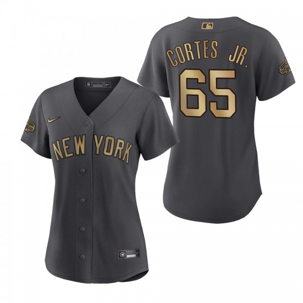 Women's Nestor Cortes Jr. Yankees Charcoal 2022 MLB All-Star Game Replica Jersey