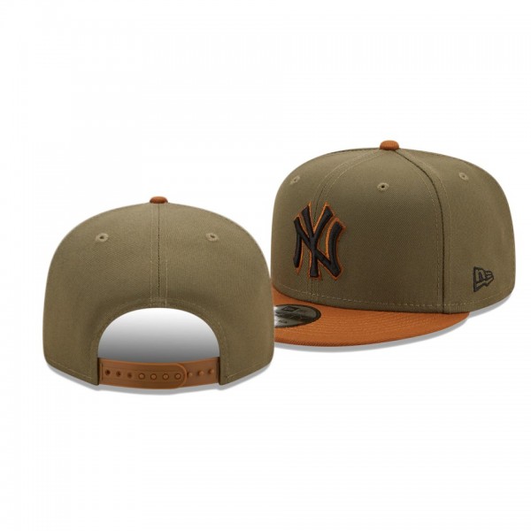 New York Yankees Color Pack 2-Tone Olive Brown 9FIFTY Snapback Hat