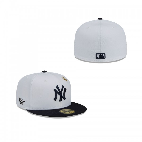 New York Yankees White Paper Planes 59FIFTY Fitted Hat