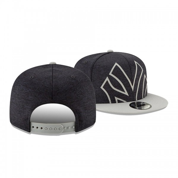 Youth Yankees Overshadow Navy Gray 9FIFTY Adjustable Snapback Stadium Collection Hat
