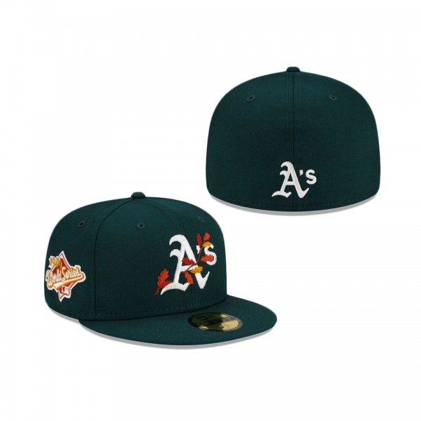 Oakland Athletics Leafy Front 59FIFTY Fitted Cap