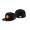 Men's Oakland Athletics Carved Pumpkins Black Halloween Collection 59FIFTY Fitted Hat