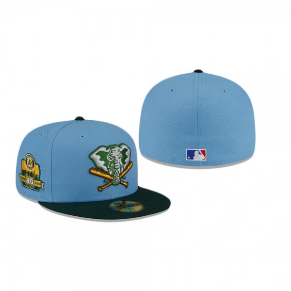 Oakland Athletics Blue Just Caps Drop 5 59FIFTY Fitted Hat