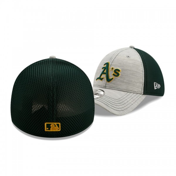 Men's Athletics Prime Neo Gray Green 39THIRTY Flex Hat