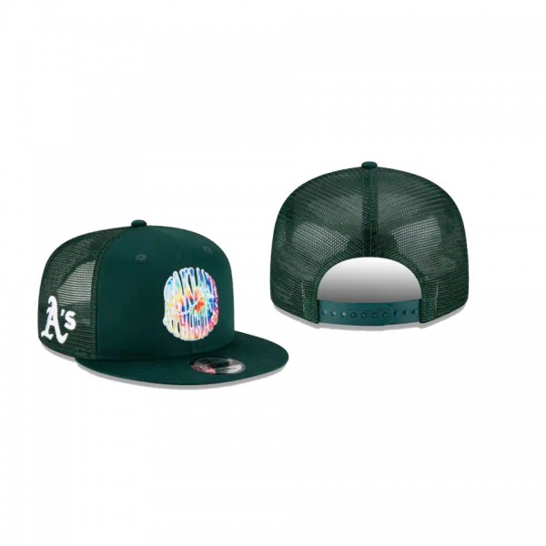 Men's Oakland Athletics Groovy Collection Green 9FIFTY Snapback Hat