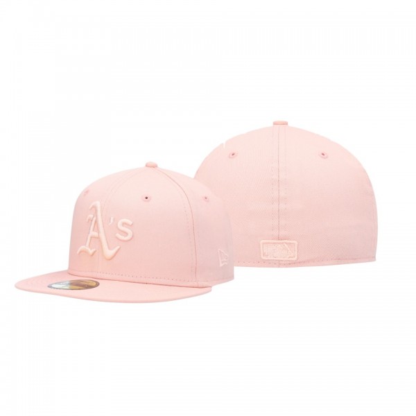 Oakland Athletics Blush Sky Tonal Pink 59FIFTY Fitted Hat