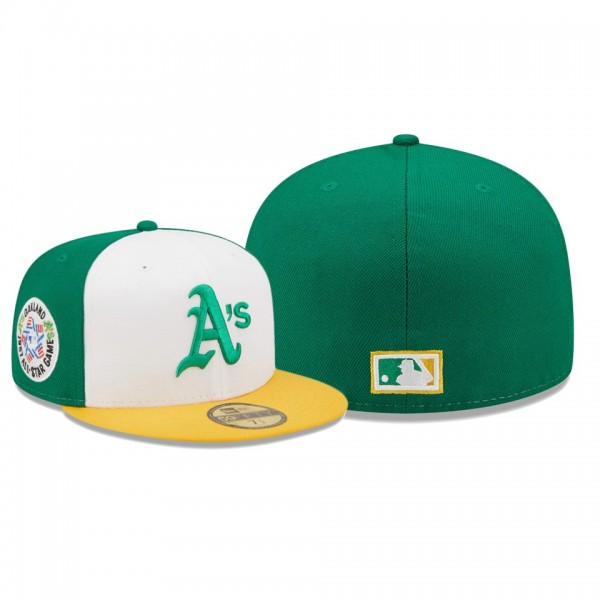 Oakland Athletics 1987 MLB All-Star Game White Green 59FIFTY Fitted Hat
