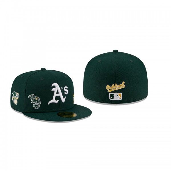 Men's Oakland Athletics Multi Green 59FIFTY Fitted Hat