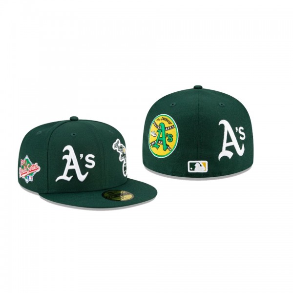 Men's Oakland Athletics Patch Pride Green 59FIFTY Fitted Hat