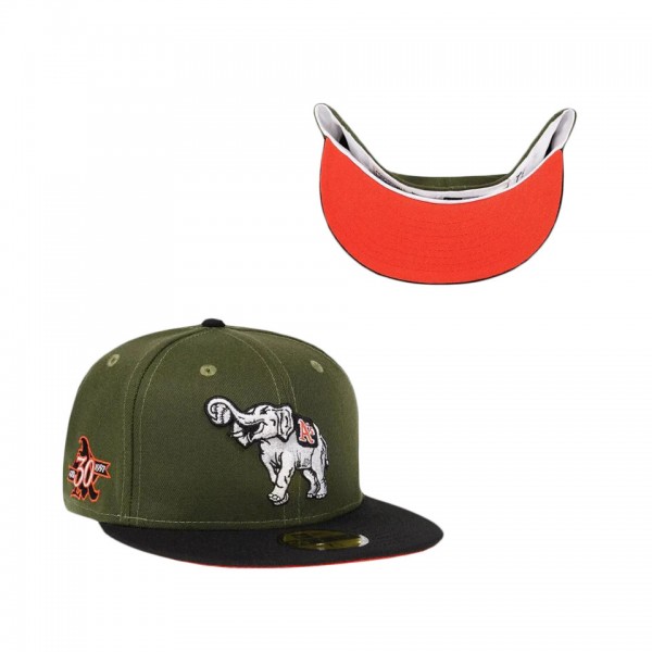 Oakland Athletics 30Th Anniversary Rifle Two Tone Edition Fitted Hat