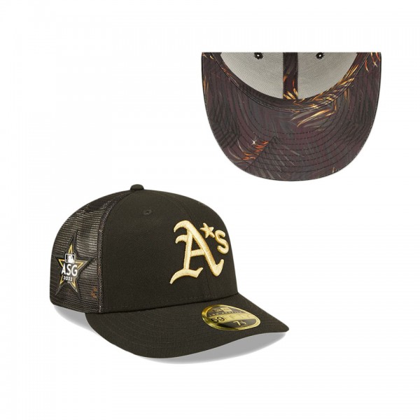 Oakland Athletics Black 2022 MLB All-Star Game On-Field Low Profile 59FIFTY Fitted Hat