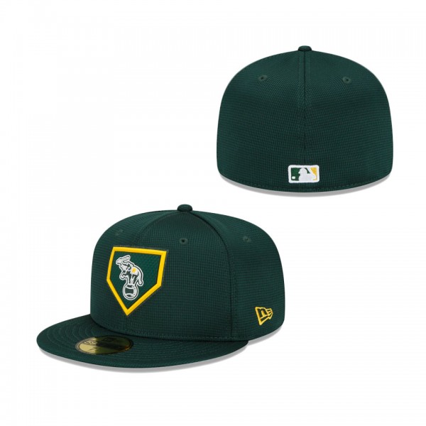 Oakland Athletics New Era Clubhouse 59FIFTY Fitted Hat Green