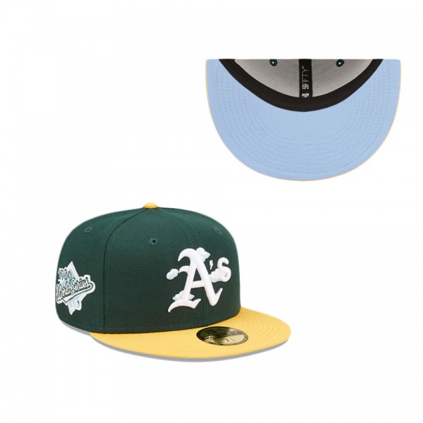 Oakland Athletics Comic Cloud 59FIFTY Fitted Hat