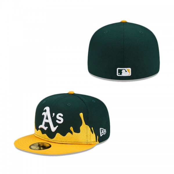 Oakland Athletics Drip Front 59FIFTY Fitted Hat