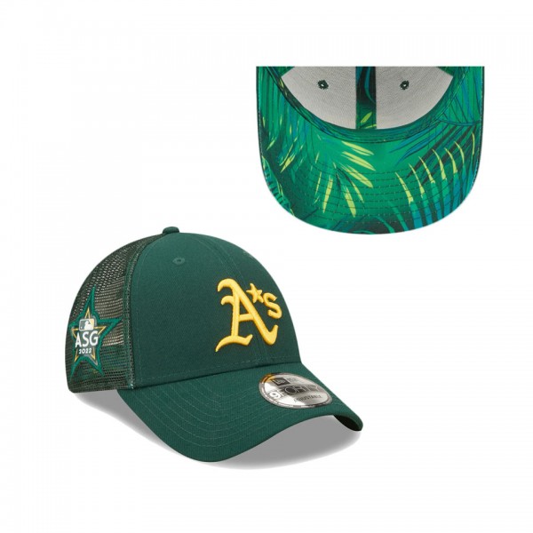 Oakland Athletics Green 2022 MLB All-Star Game Workout 9FORTY Snapback Adjustable Hat