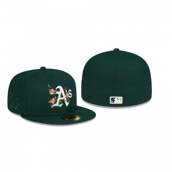 Men's Oakland Athletics Bloom Green 59FIFTY Fitted Hat