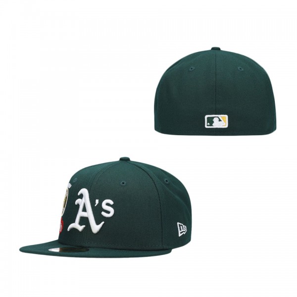 Oakland Athletics City Cluster 59FIFTY Fitted Hat Green