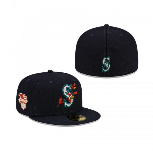 Seattle Mariners Leafy Front 59FIFTY Fitted Cap