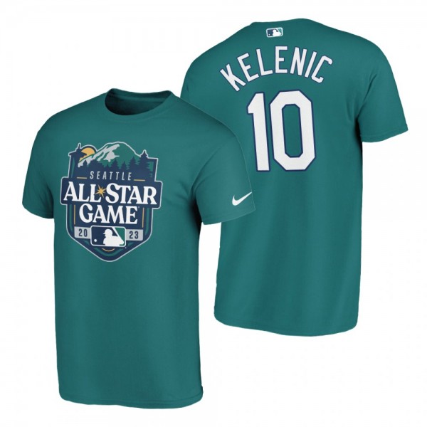 Seattle Mariners Jarred Kelenic Aqua 2023 MLB All-Star Game T-Shirt