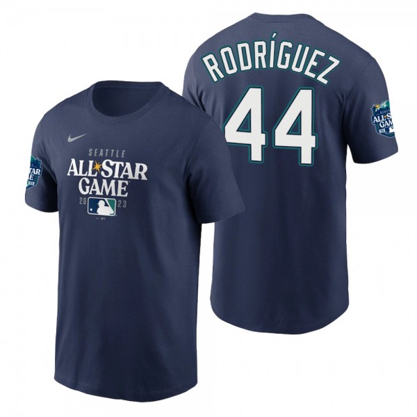 Seattle Mariners Julio Rodriguez Navy 2023 MLB All-Star Game T-Shirt
