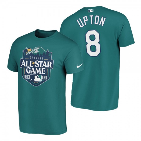 Seattle Mariners Justin Upton Aqua 2023 MLB All-Star Game T-Shirt