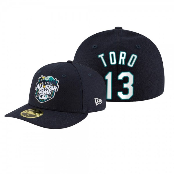 Seattle Mariners Abraham Toro Navy 2023 MLB All-Star Game Fitted Hat