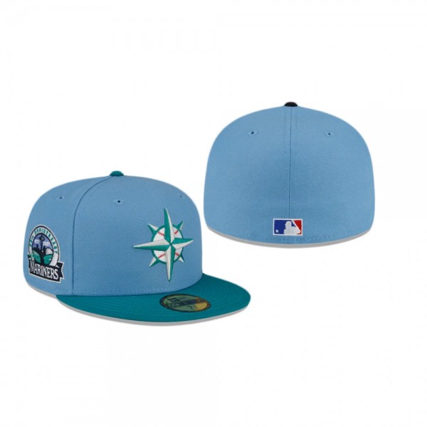 Seattle Mariners Blue Just Caps Drop 5 59FIFTY Fitted Hat