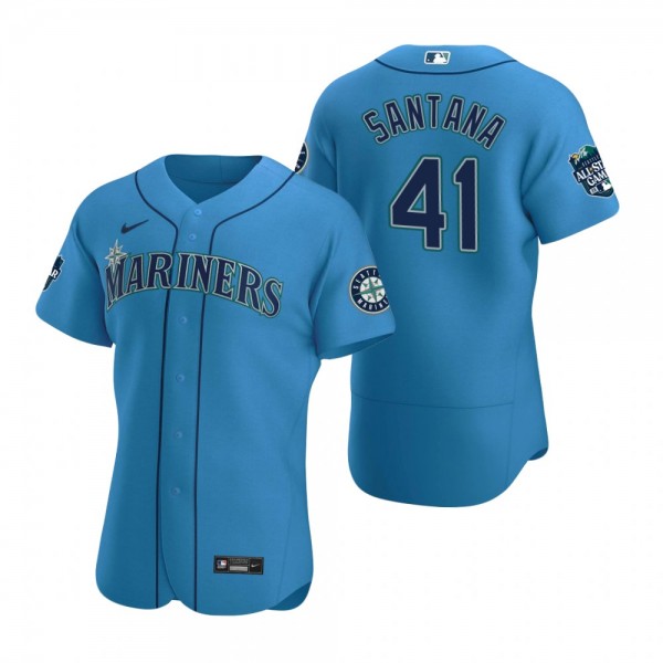 Seattle Mariners Carlos Santana Royal 2023 MLB All-Star Game Jersey