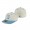 Seattle Mariners White Chrome Sky Low Profile Fitted Hat