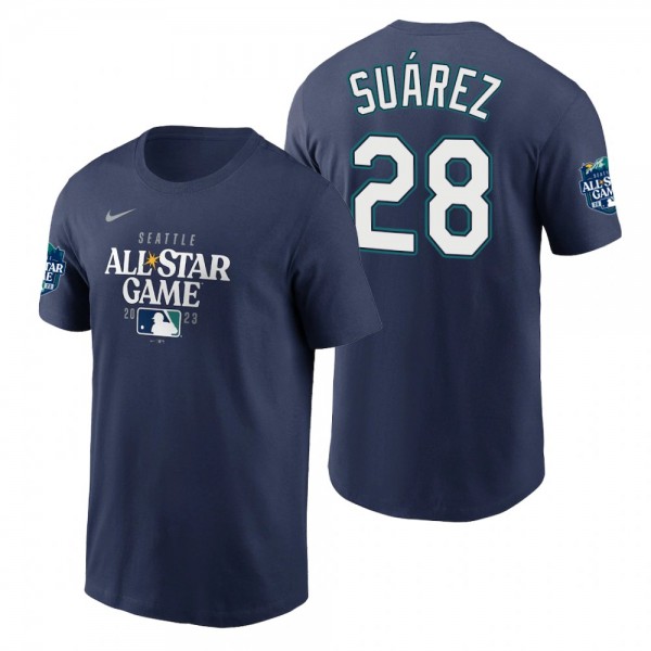 Seattle Mariners Eugenio Suarez Navy 2023 MLB All-Star Game T-Shirt