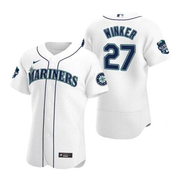 Seattle Mariners Jesse Winker White 2023 MLB All-Star Game Jersey