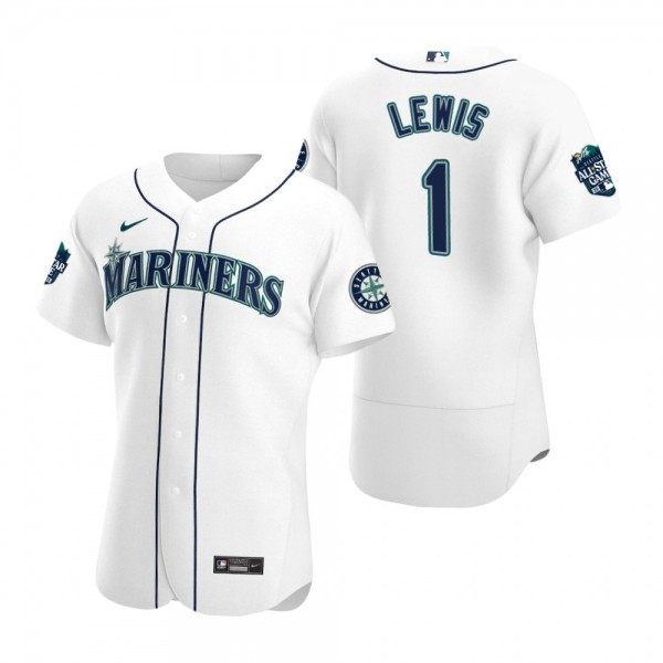 Seattle Mariners Kyle Lewis White 2023 MLB All-Star Game Jersey