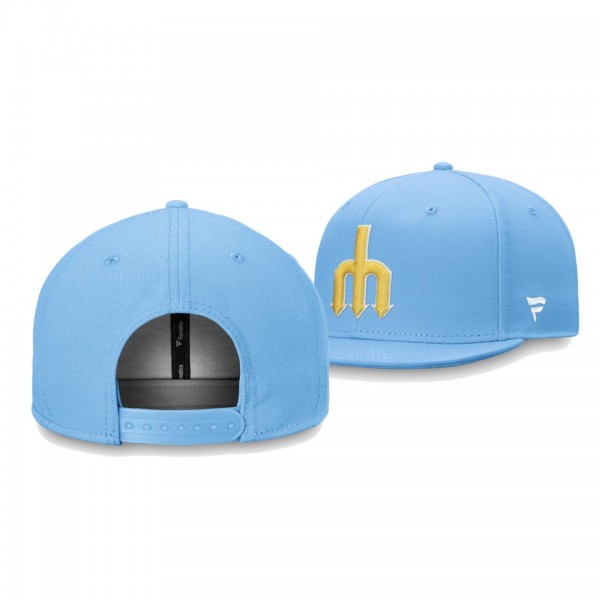 Seattle Mariners Cooperstown Collection Light Blue Core Snapback Hat