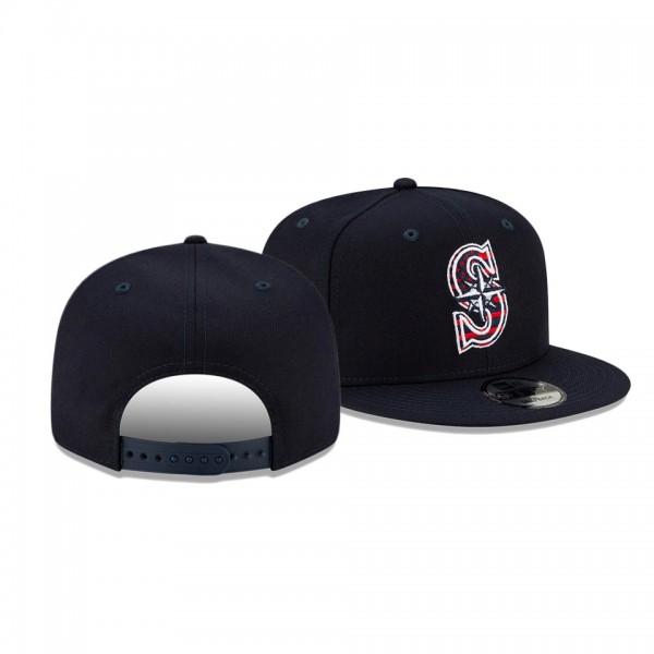 Seattle Mariners 2021 Independence Day Navy 9FIFTY 4th Of July Hat