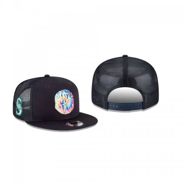 Men's Seattle Mariners Groovy Collection Navy 9FIFTY Snapback Hat