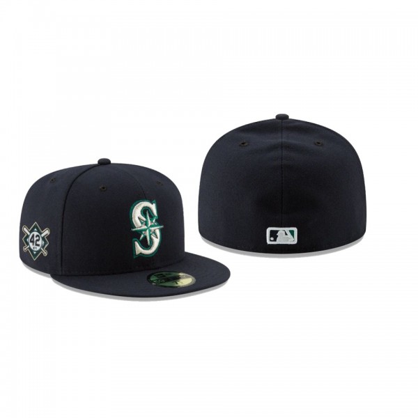 Men's Seattle Mariners Jackie Robinson Day Navy 59FIFTY Fitted Hat