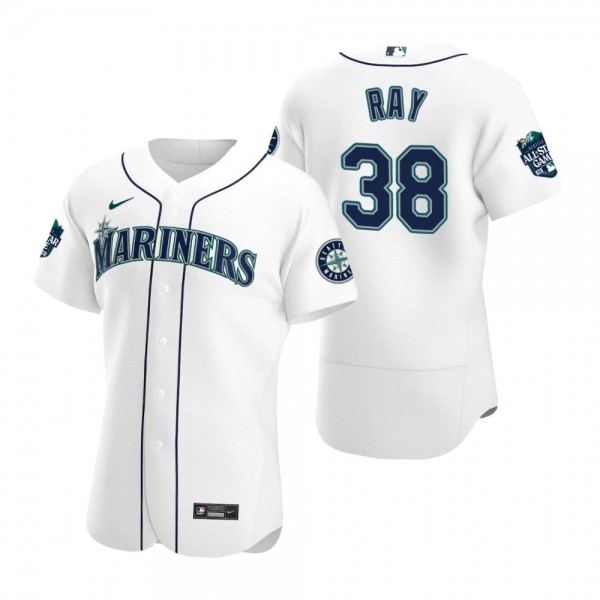 Seattle Mariners Robbie Ray White 2023 MLB All-Star Game Jersey
