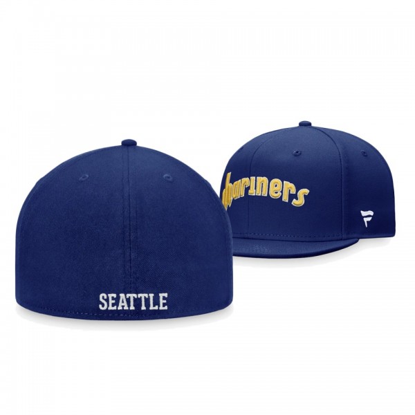 Seattle Mariners Cooperstown Collection Royal Fitted Hat