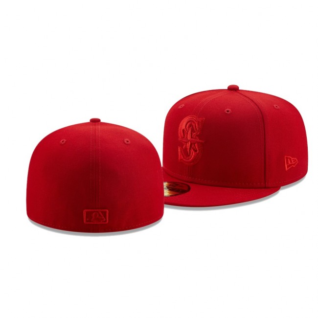 Men's Mariners Color Pack Scarlet 59FIFTY Fitted Hat