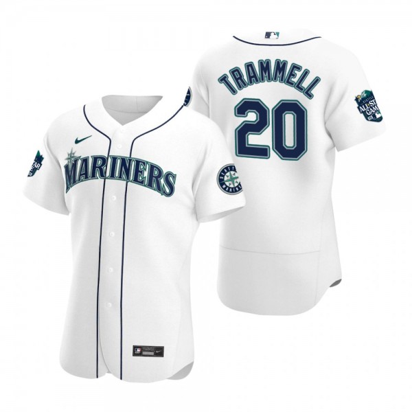 Seattle Mariners Taylor Trammell White 2023 MLB All-Star Game Jersey
