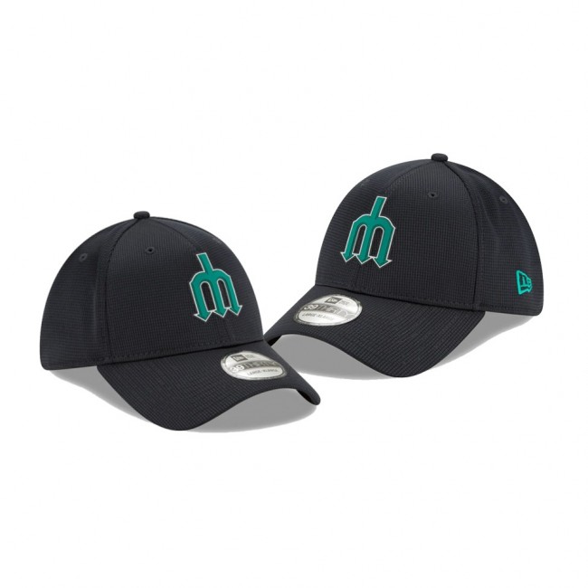 Men's Mariners Clubhouse Navy 39THIRTY Flex Hat