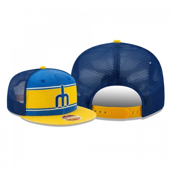 Men's Seattle Mariners Heritage Band Royal Trucker 9FIFTY Snapback Hat