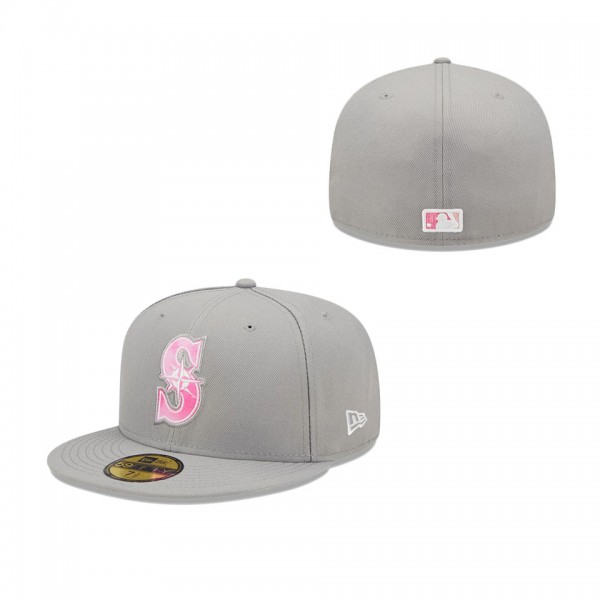 Men's Seattle Mariners Gray 2022 Mother's Day On-Field 59FIFTY Fitted Hat