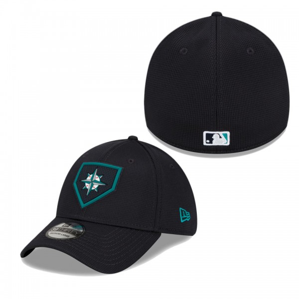 Seattle Mariners Navy 2022 Clubhouse 39THIRTY Flex Hat