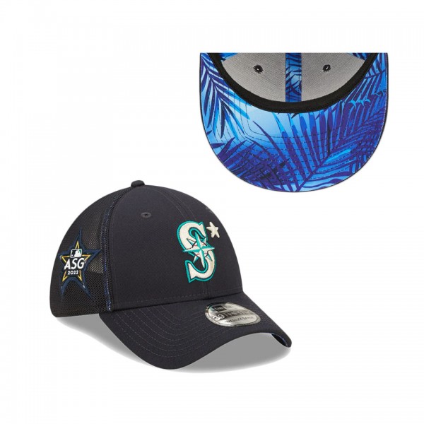 Seattle Mariners Navy 2022 MLB All-Star Game Workout 39THIRTY Flex Hat