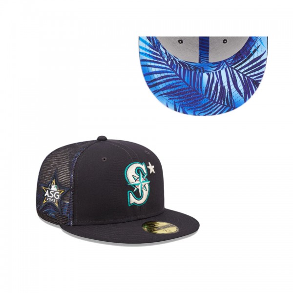 Seattle Mariners Navy 2022 MLB All-Star Game Workout 59FIFTY Fitted Hat
