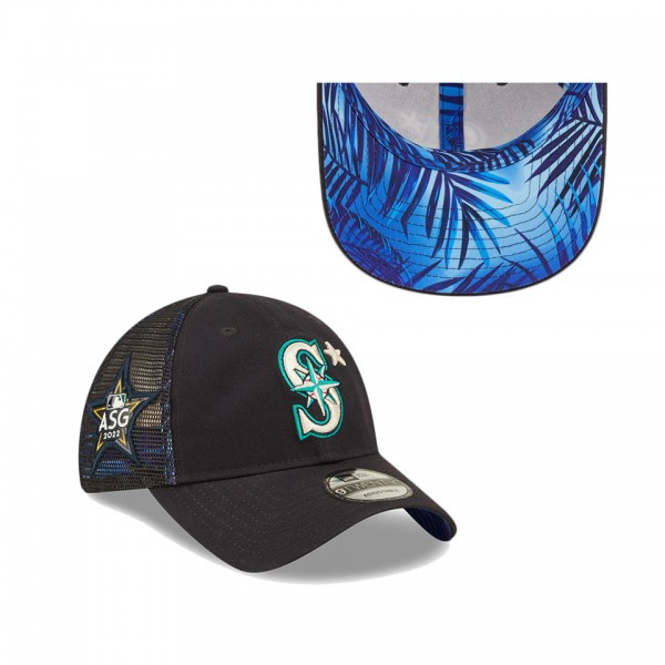 Seattle Mariners Navy 2022 MLB All-Star Game Workout 9TWENTY Adjustable Hat