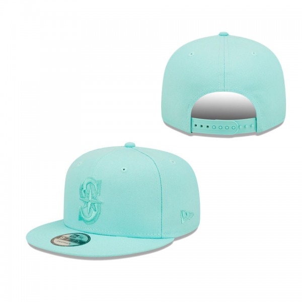 Men's Seattle Mariners New Era Turquoise Spring Color Pack 9FIFTY Snapback Hat