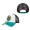 Men's Seattle Mariners White Aqua Fresh A-Frame 9FORTY Trucker Snapback Hat